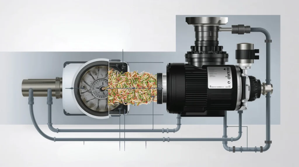 How does a garbage disposal work