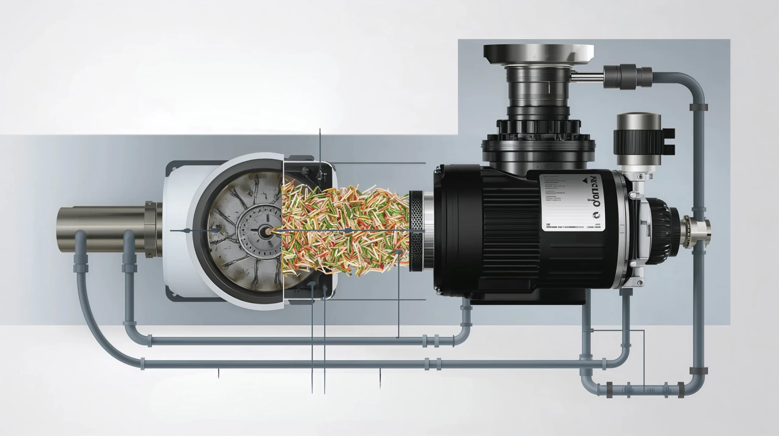 How does a garbage disposal work