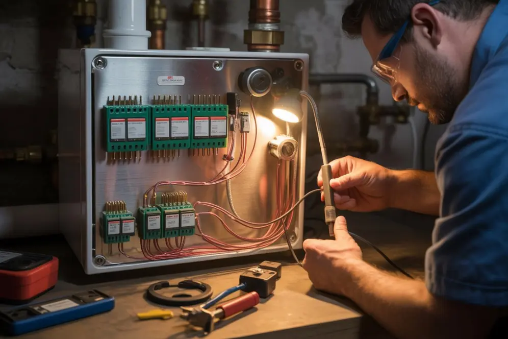 what does the furnace board do on most modern furnaces