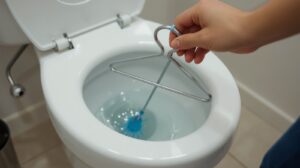 Using a Stiff Wire or Coat Hanger