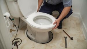 Manually Removing the Toilet