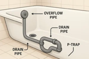 Bathroom Drain diagram