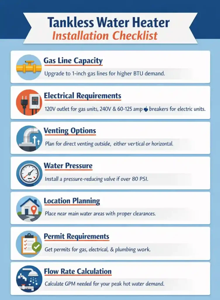 How to Install Tankless Water Heater