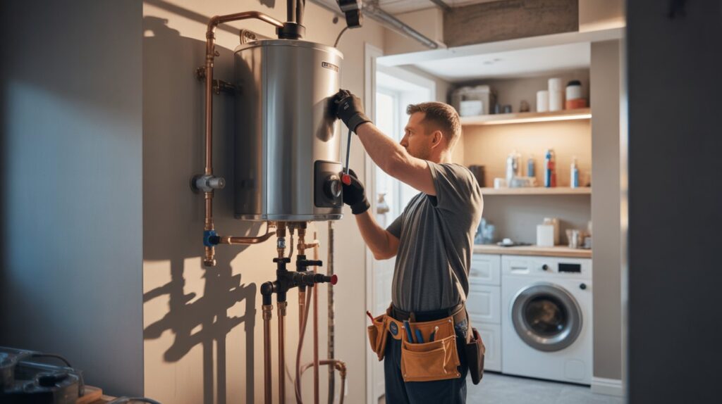 how to install tankless water heater
