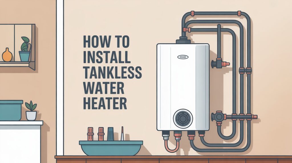 how to install tankless water heater