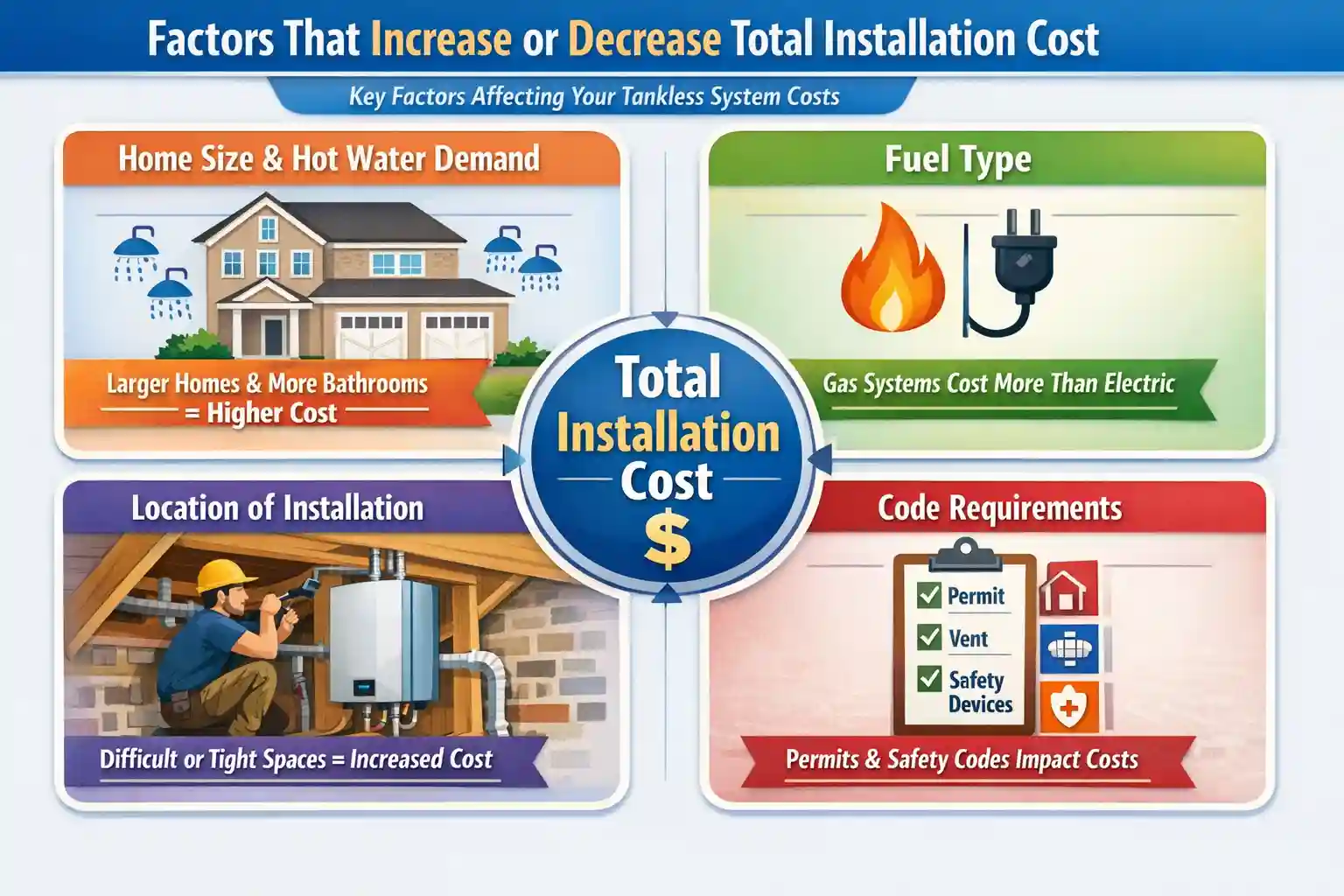 How Much to Install Tankless Water Heater