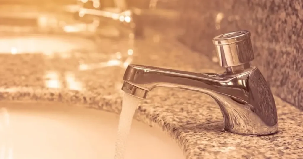 brown water coming out of faucet