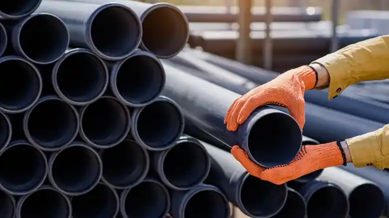 what is pvc pipe made of