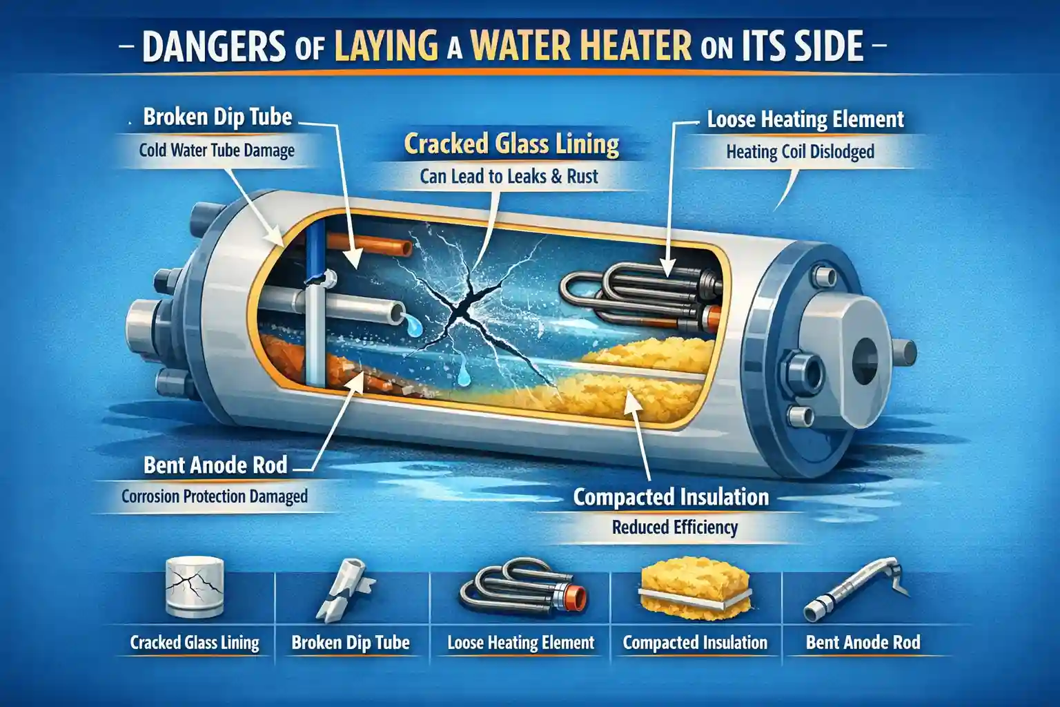Can You Lay a Water Heater on Its Side During Transport? 