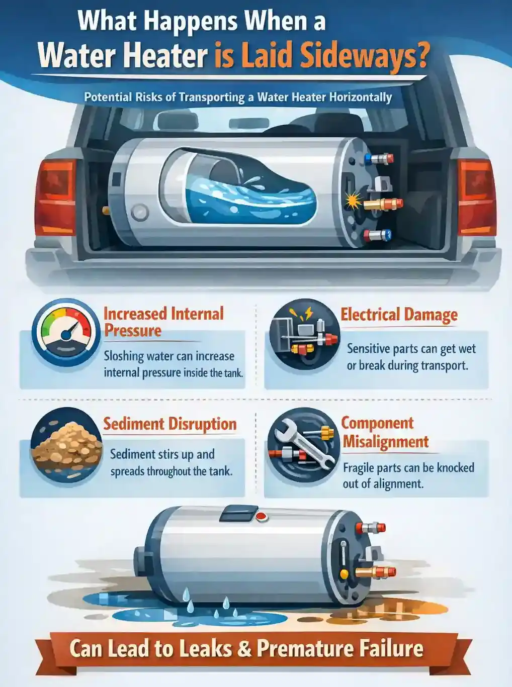 Can You Lay a Water Heater on Its Side During Transport?