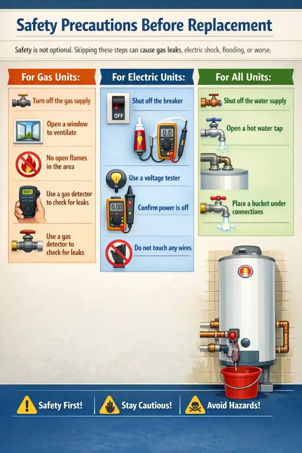 how to replace a tankless water heater​
