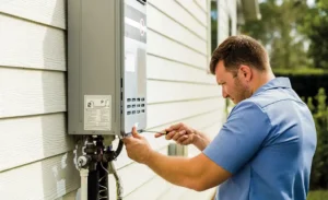 can tankless water heater be installed outside