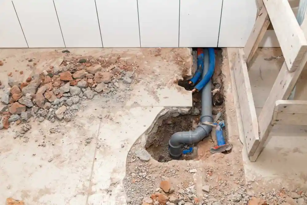 what is belly in sewer line