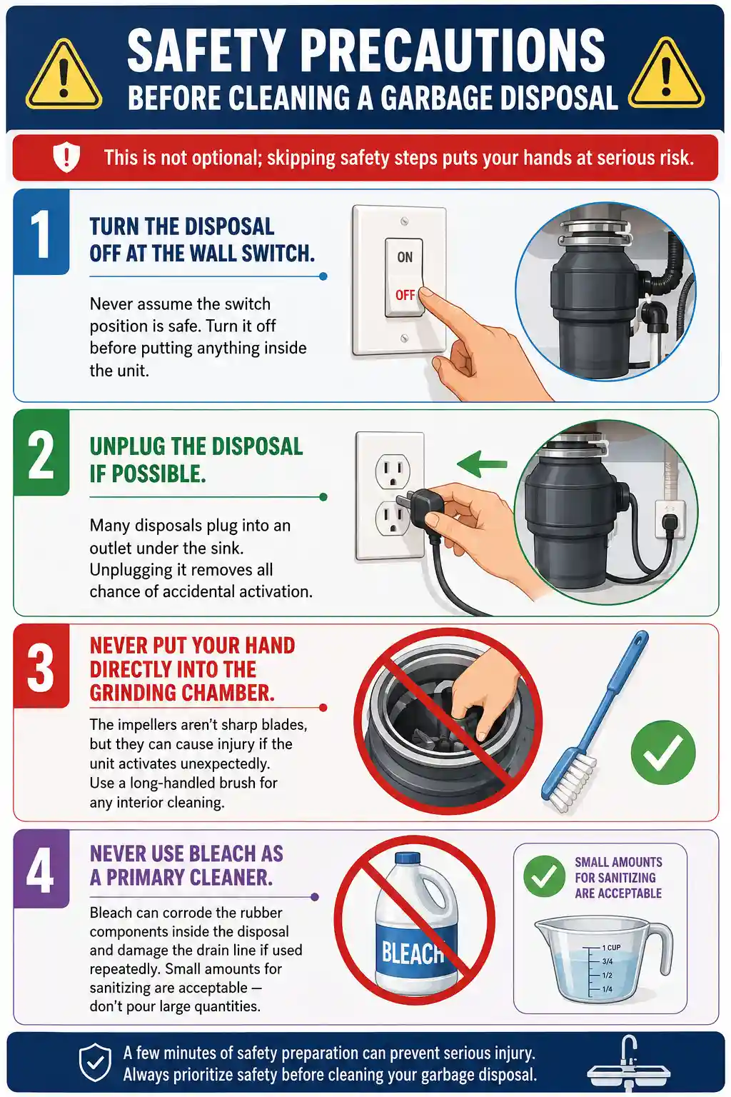 how to clean a garbage disposal
