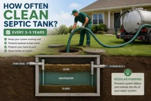 how often clean septic tank