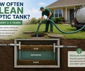 how often clean septic tank